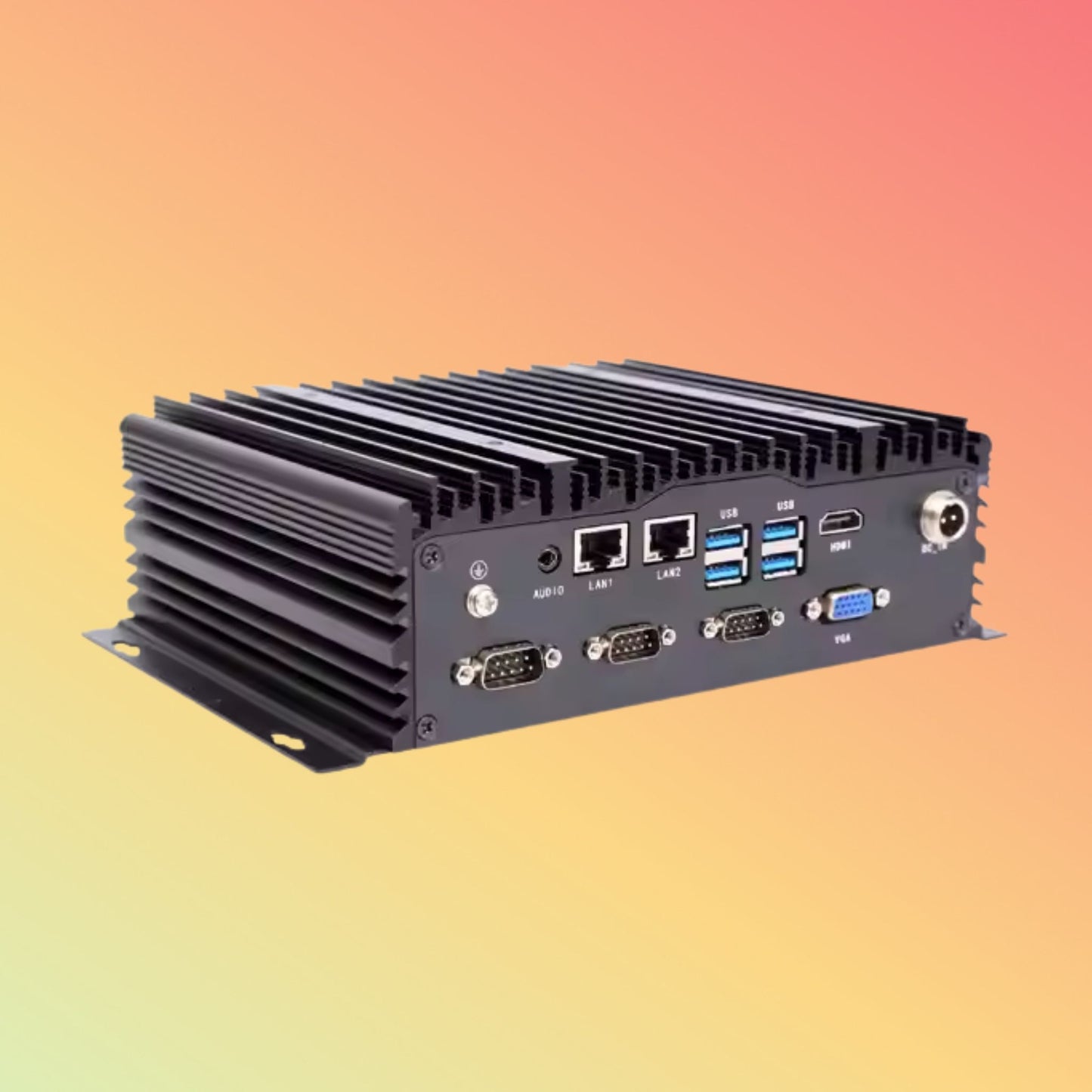 IPC Fanless GPIO Industrial Embedded PC I5 Mini Industrial Pc for windows