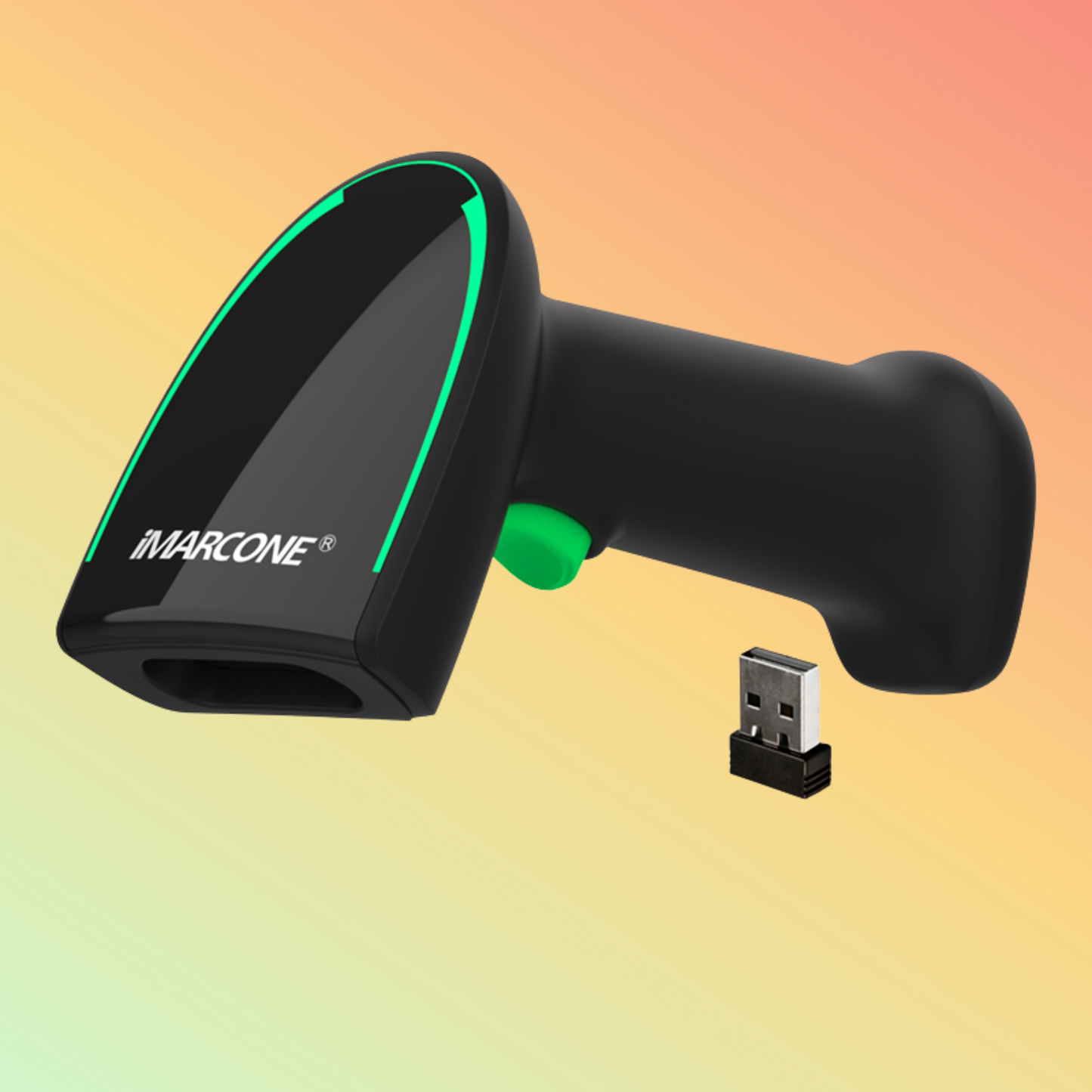 iMARCONE Wired Hands-Free 2D QR Barcode Scanner MC-3003