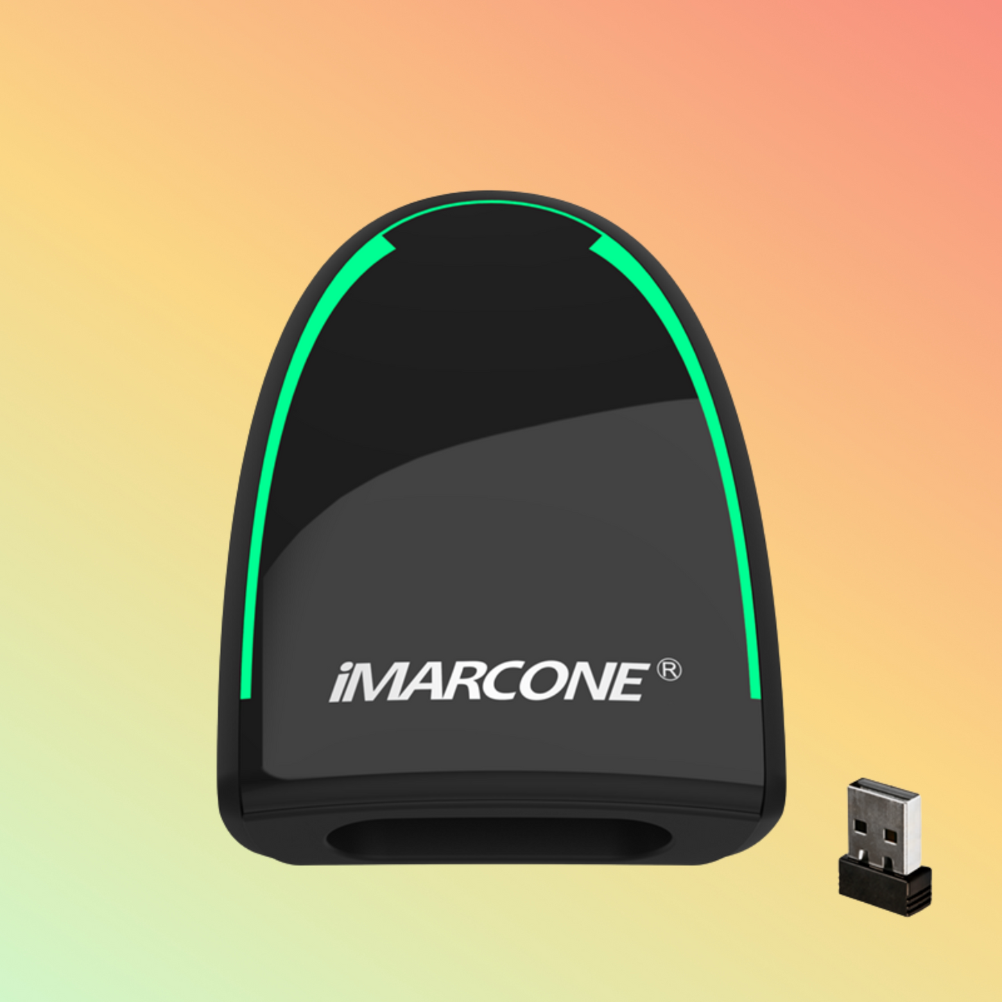 iMARCONE Wired Hands-Free 2D QR Barcode Scanner MC-3003