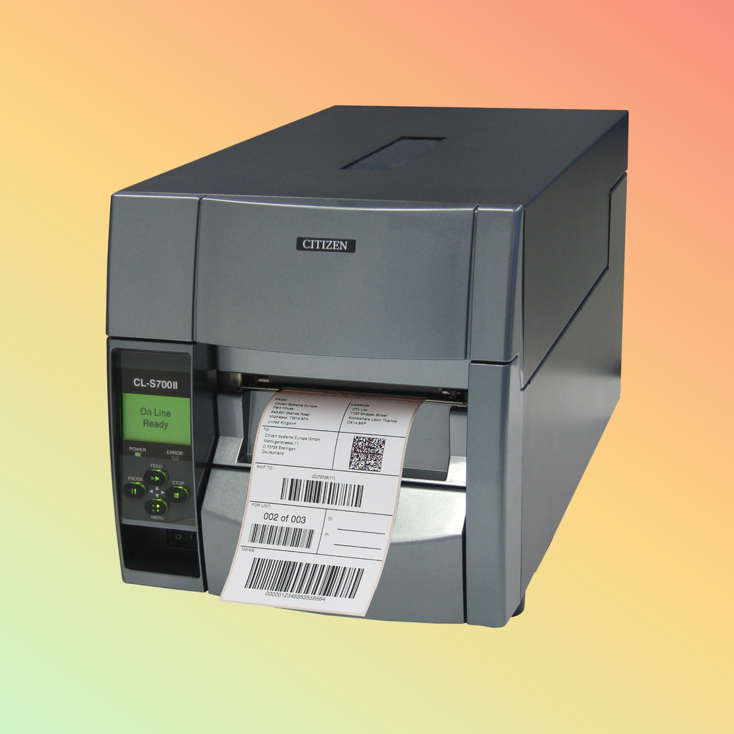 Citizen Systems CL-S703RIII Thermal Transfer + Direct Thermal