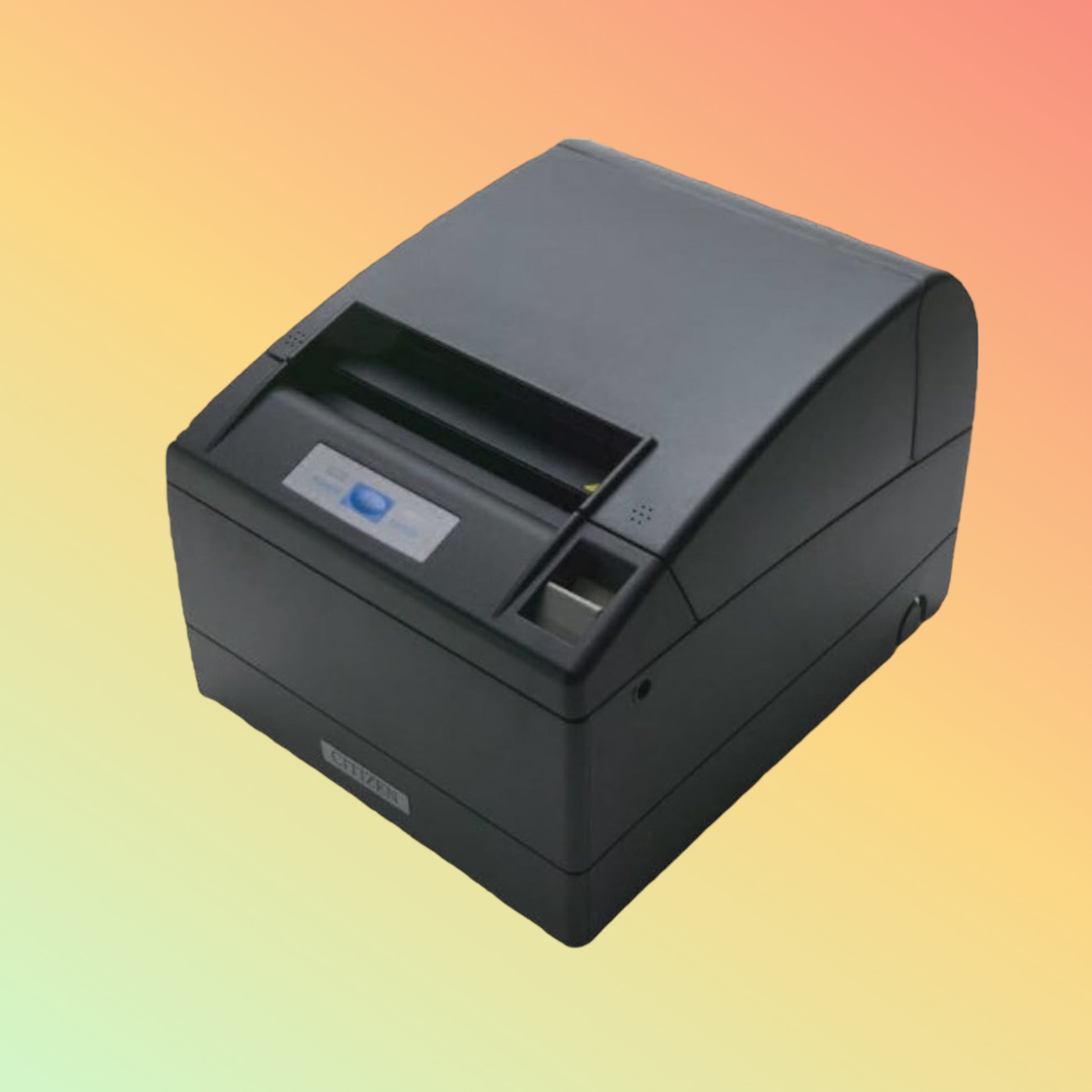 alt="Compact CT-S4000 Printer by CITIZEN, ideal for space-saving wide-format printing"