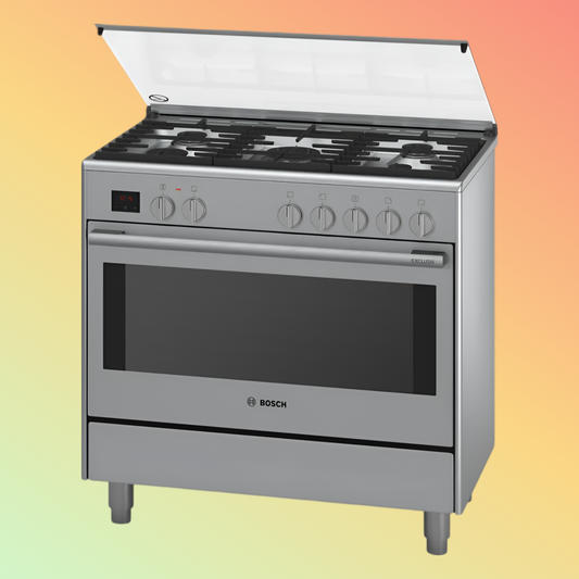 BOSCH 90cm Combination Cooker HSB738357M