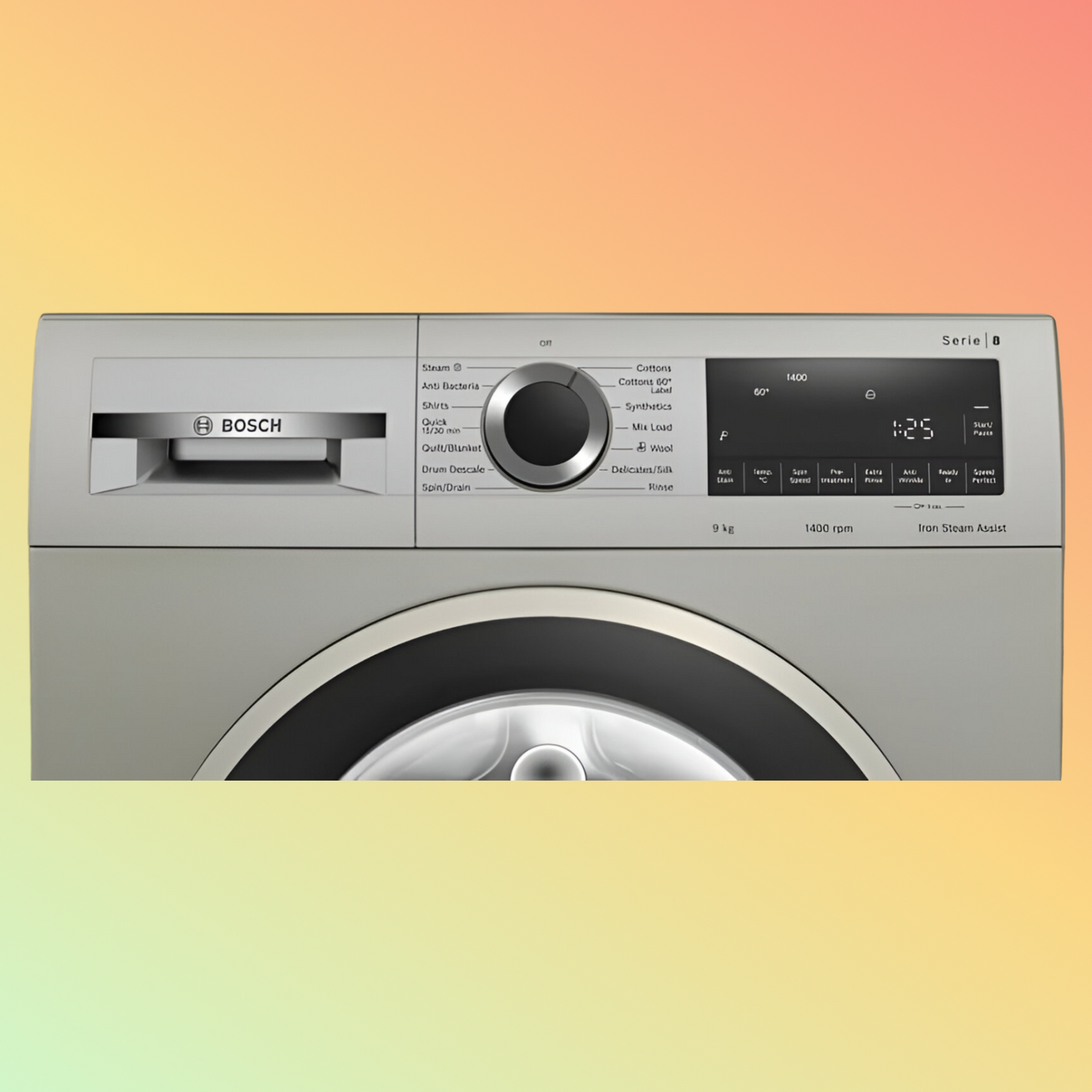 BOSCH Series 8 Front Load Washing Machine WAV28KHXGC