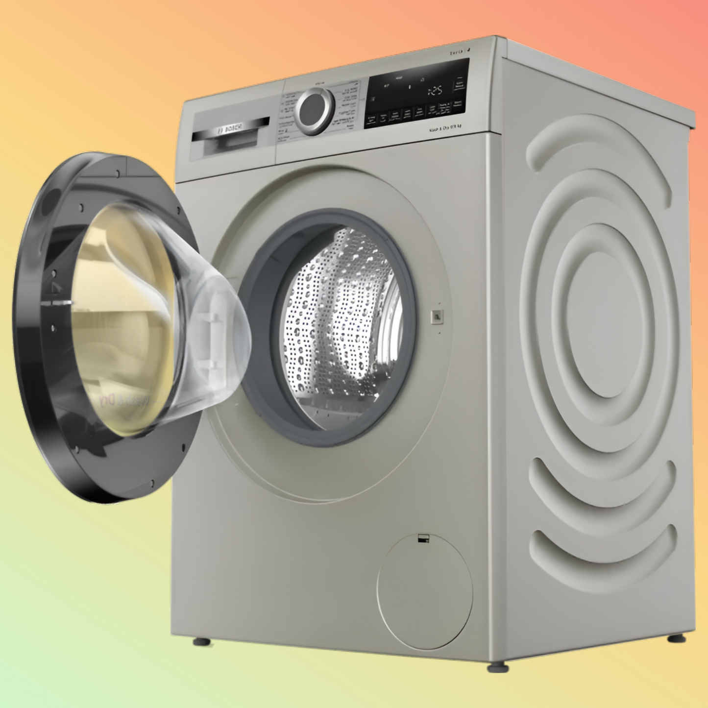 Bosch WNA244XSGC Series 4 Washer Dryer, 9kg, Silver