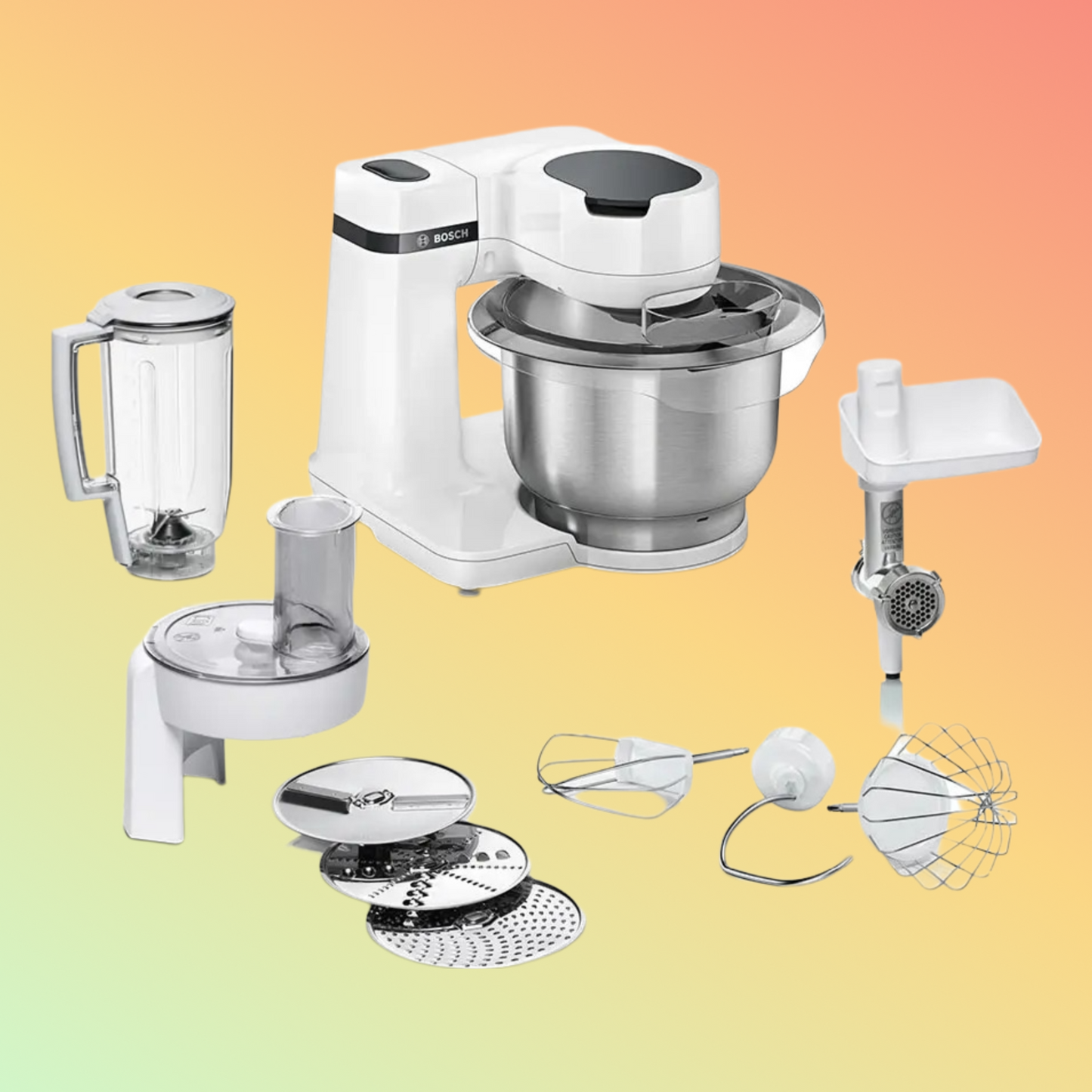 BOSCH Series 2 Kitchen Machine 700W, White