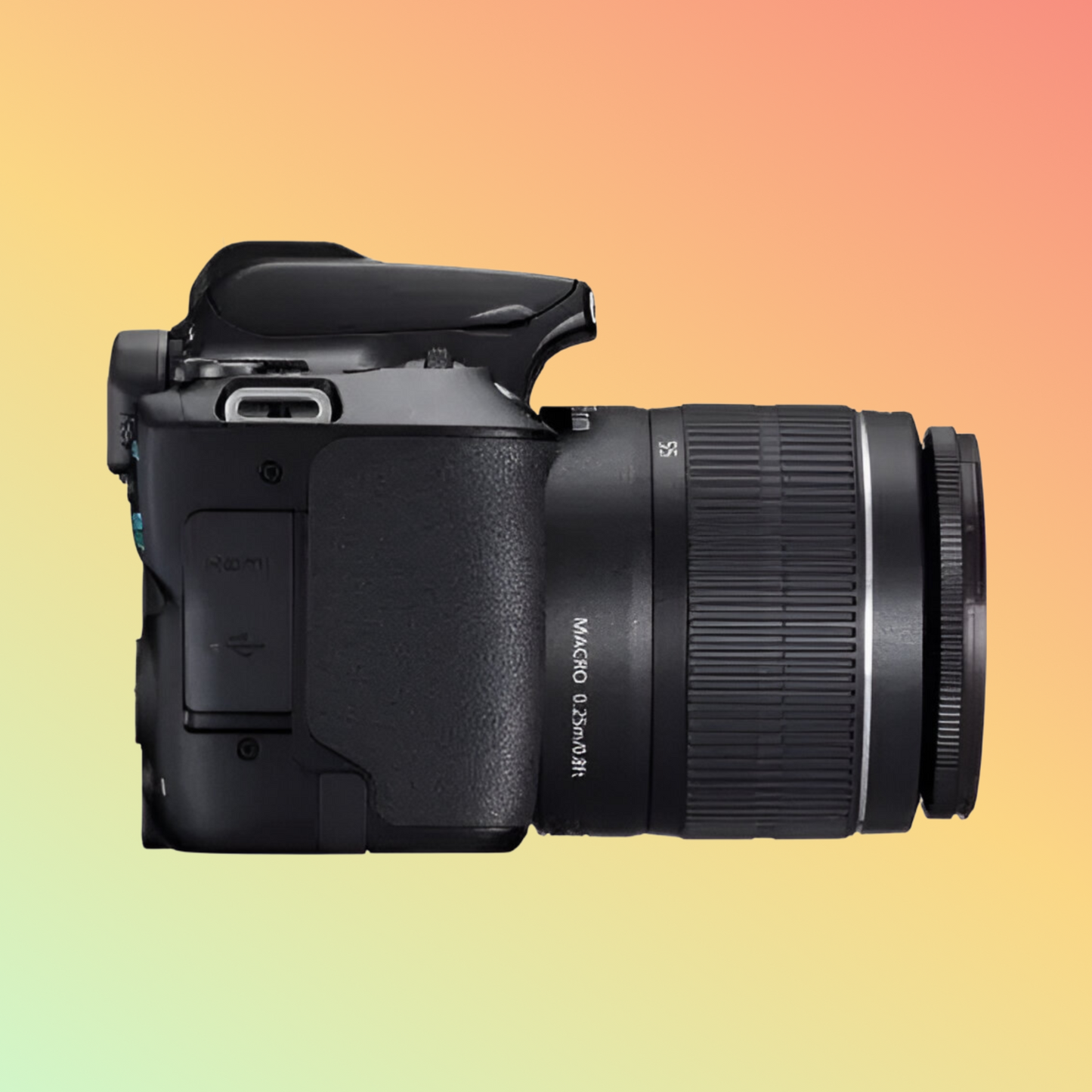 Canon EOS 250D DSLR Camera, Black+ EF-S 18-55mm f-3.5-5.6 III