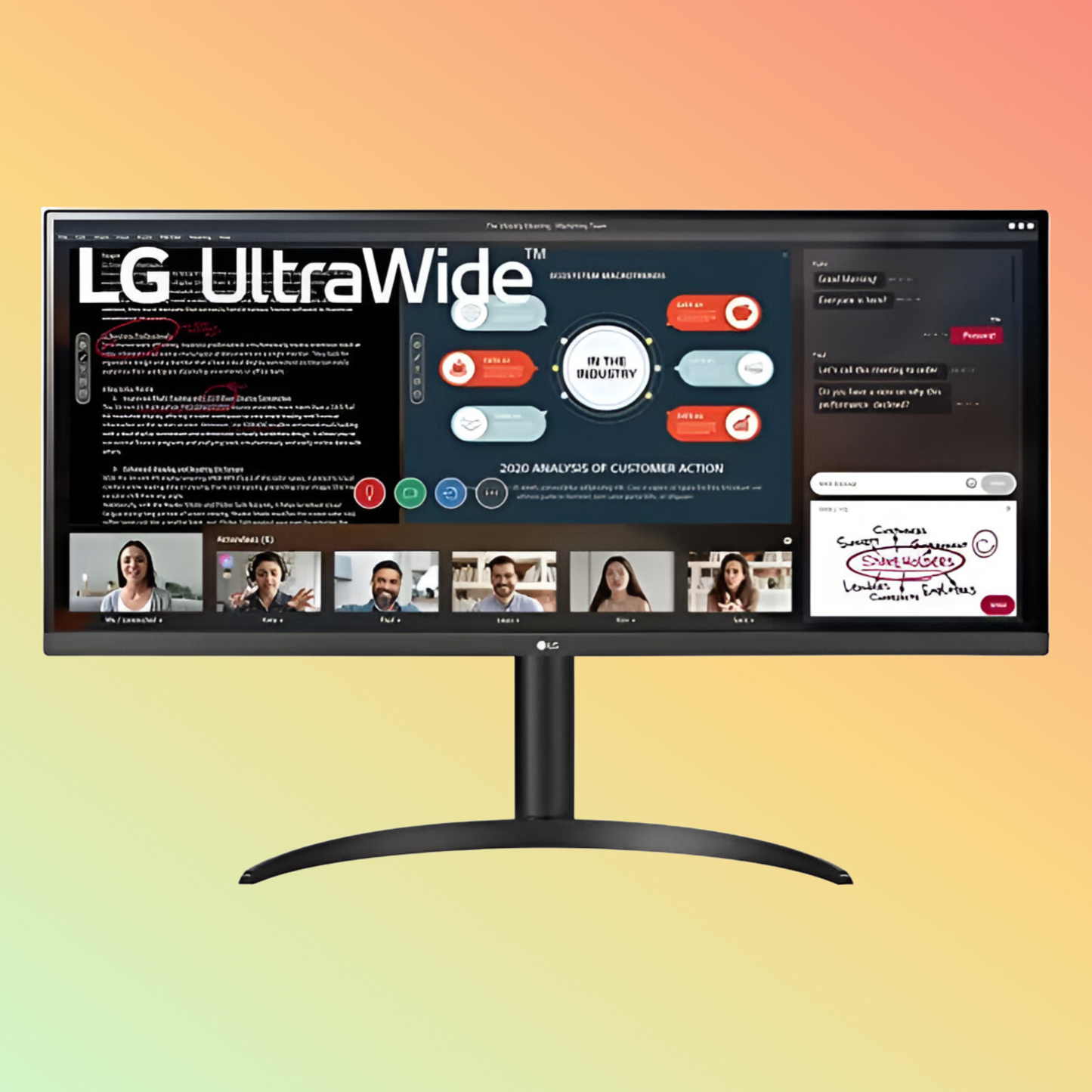 LG 34" WP550 21: 9 UltraWide Full HD IPS Monitor with AMD