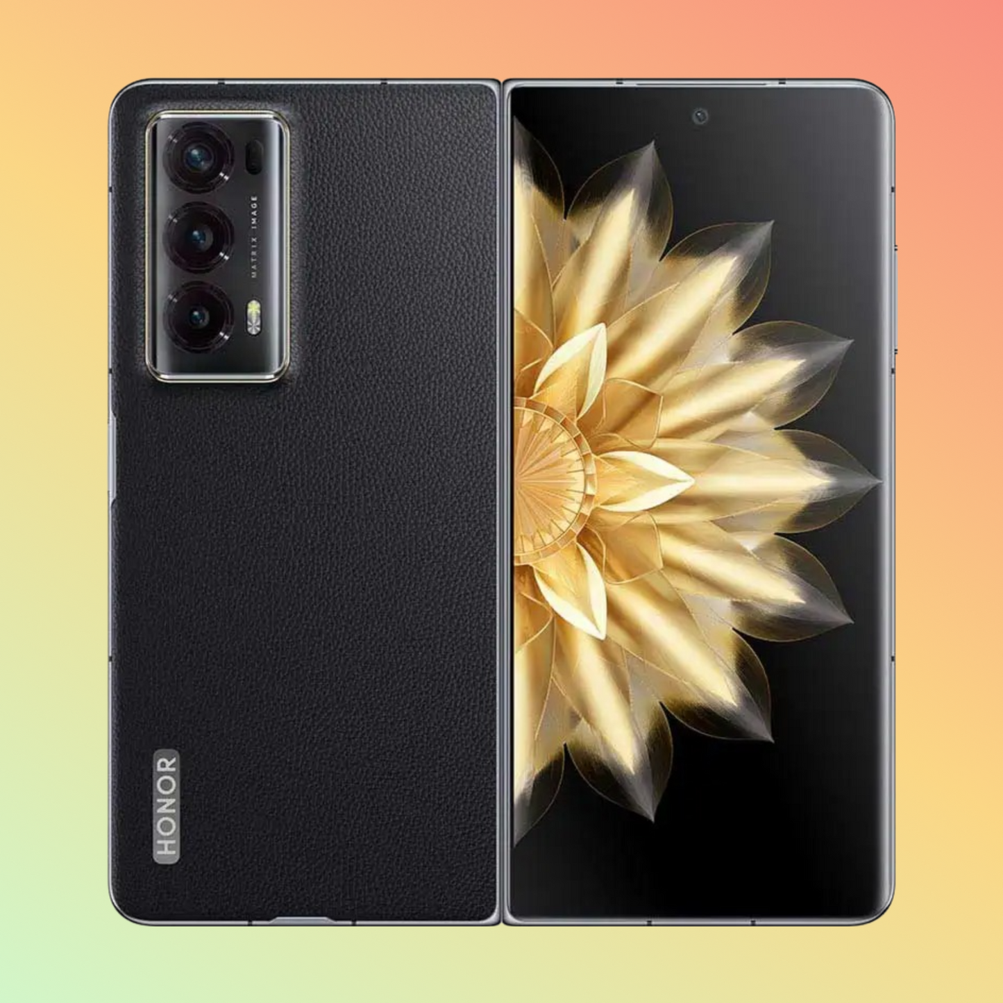 Honor Magic V2 5G Smartphone, Black PU, 512 GB