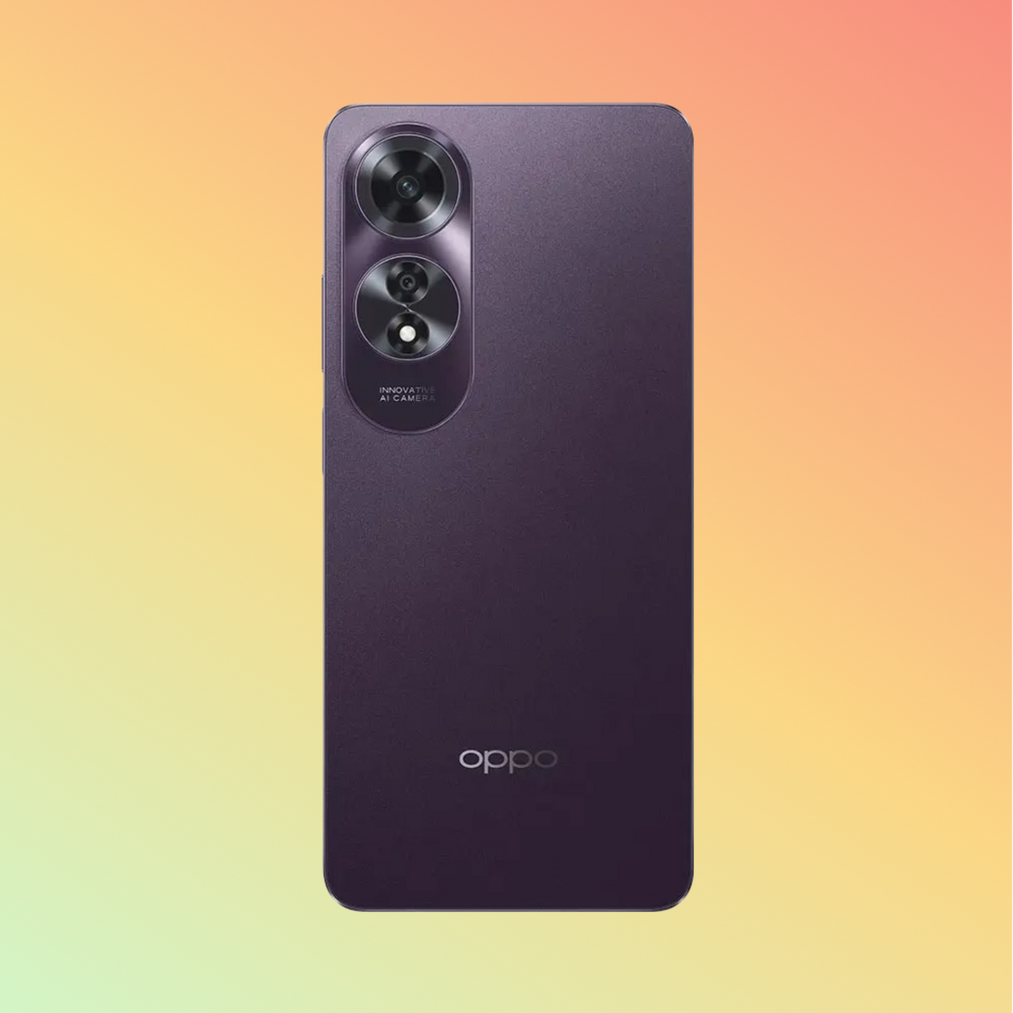 Oppo A60 4G Smartphone, Midnight Purple, 256 GB