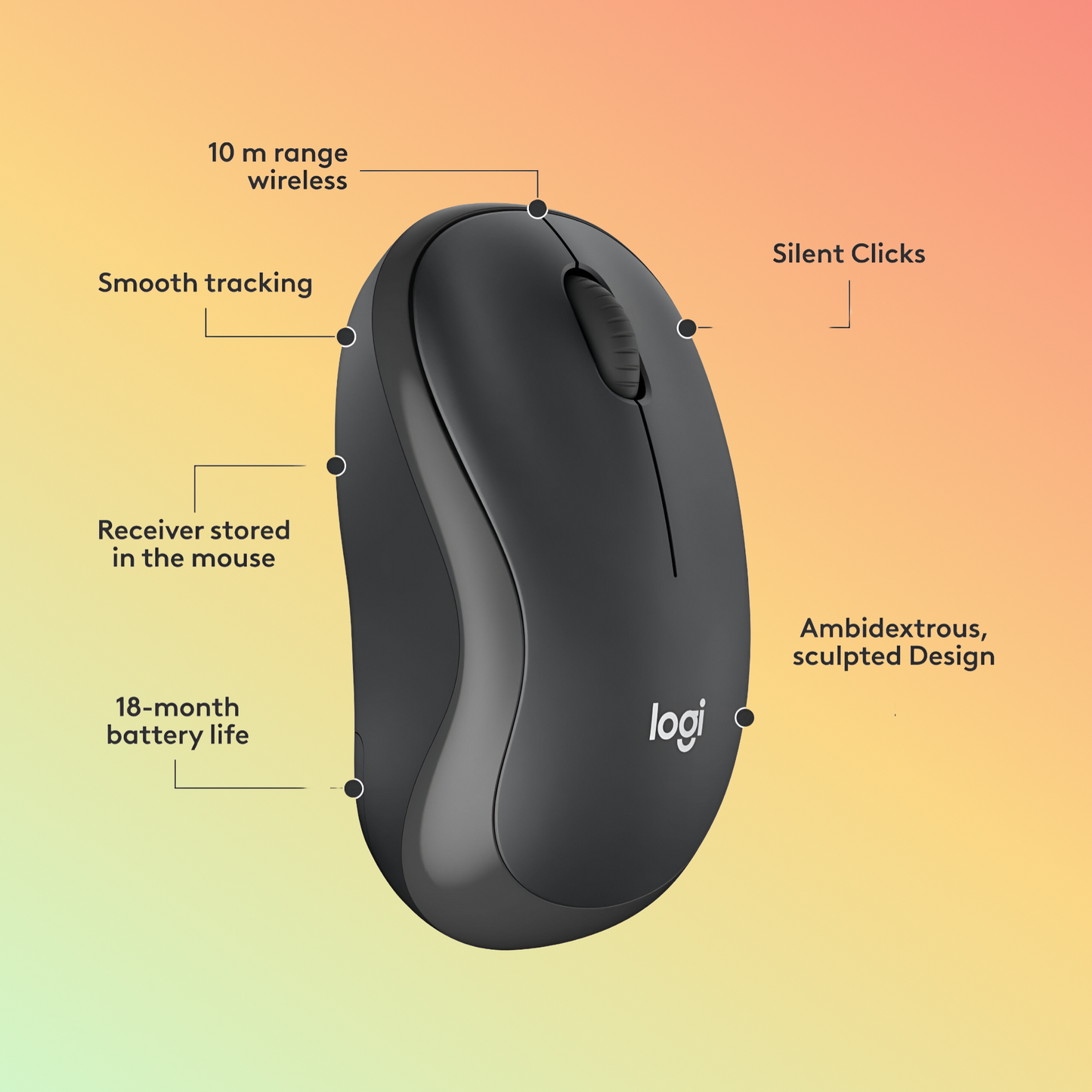 Logitech MK295 Silent Wireless Combo Arabic