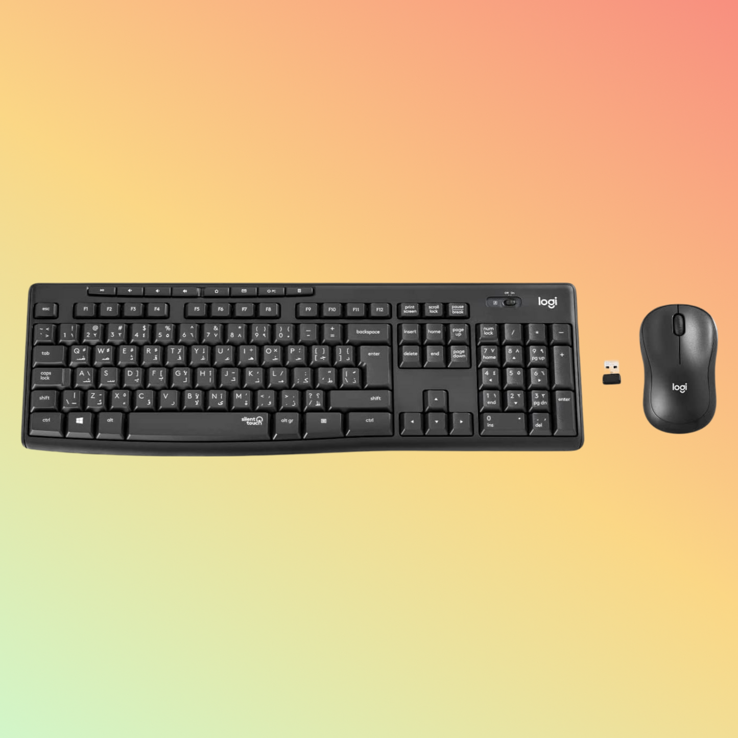 Logitech MK295 Silent Wireless Combo Arabic