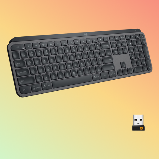 Logitech MX Keys for MAC Advanced Wireless Illuminated Keyboard, Graphite