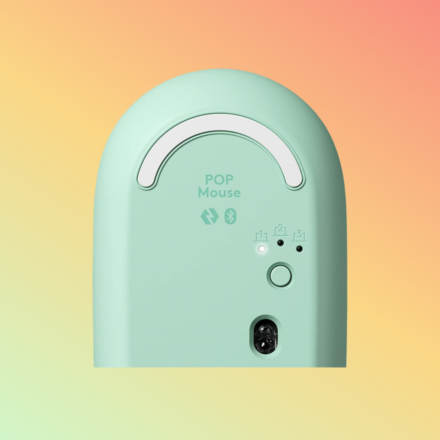Logitech POP Wireless Mouse with Emoji Button Function, Daydream Mint