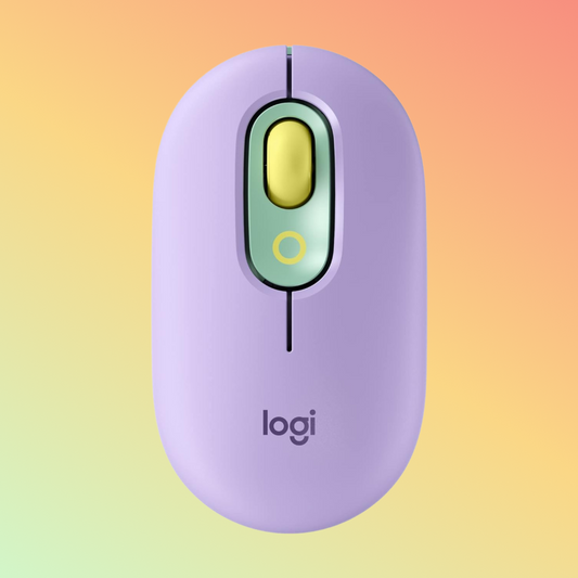 Logitech POP Wireless Mouse with Emoji Button Function, Daydream Mint