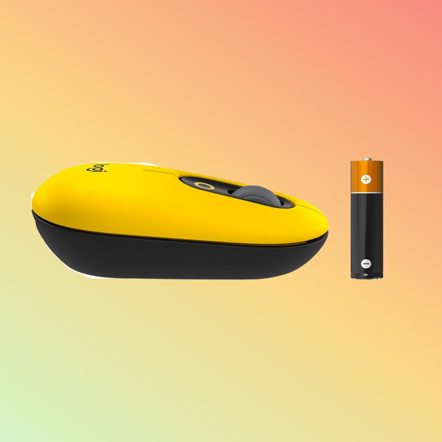 Logitech POP Wireless Mouse with Emoji Button Function, Blast Yellow
