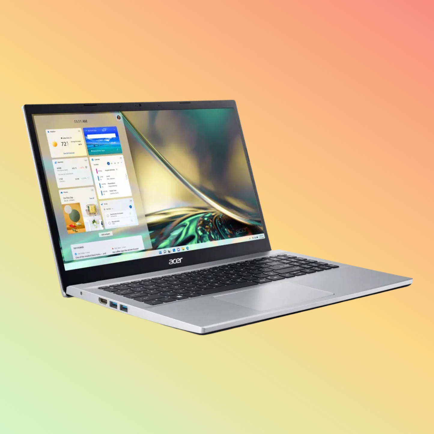 Acer Aspire 3 A315: Core i5-1235U, 8GB RAM, 512GB SSD, Silver