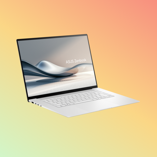 ASUS Zenbook S 16 OLED AI Laptop UM5606WA-RK233W AMD Ryzen AI R9-HX370 32GB RAM 2TB Scandinavian White
