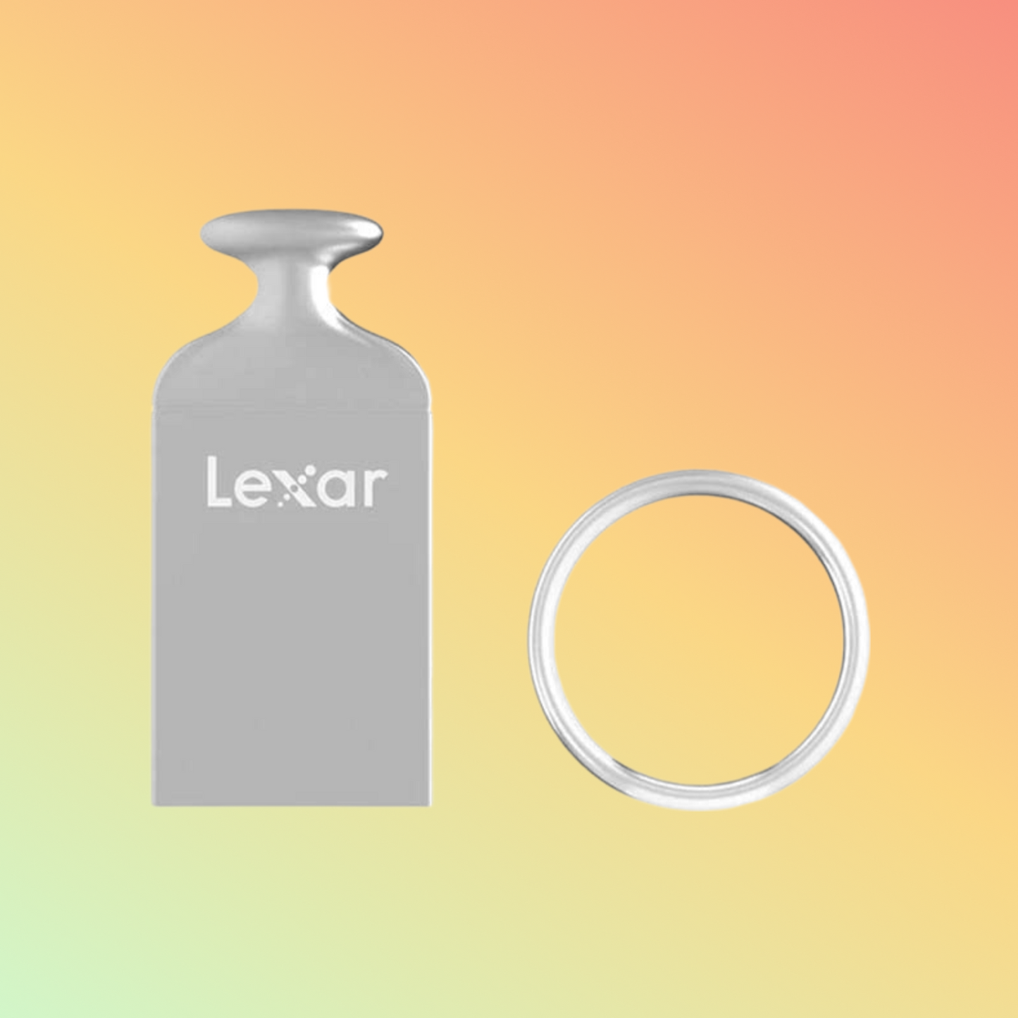 Lexar LJDM022032G-BNJNG 32GB JumpDrive M22 USB2.0 Light Gld Flash Drive, Silver