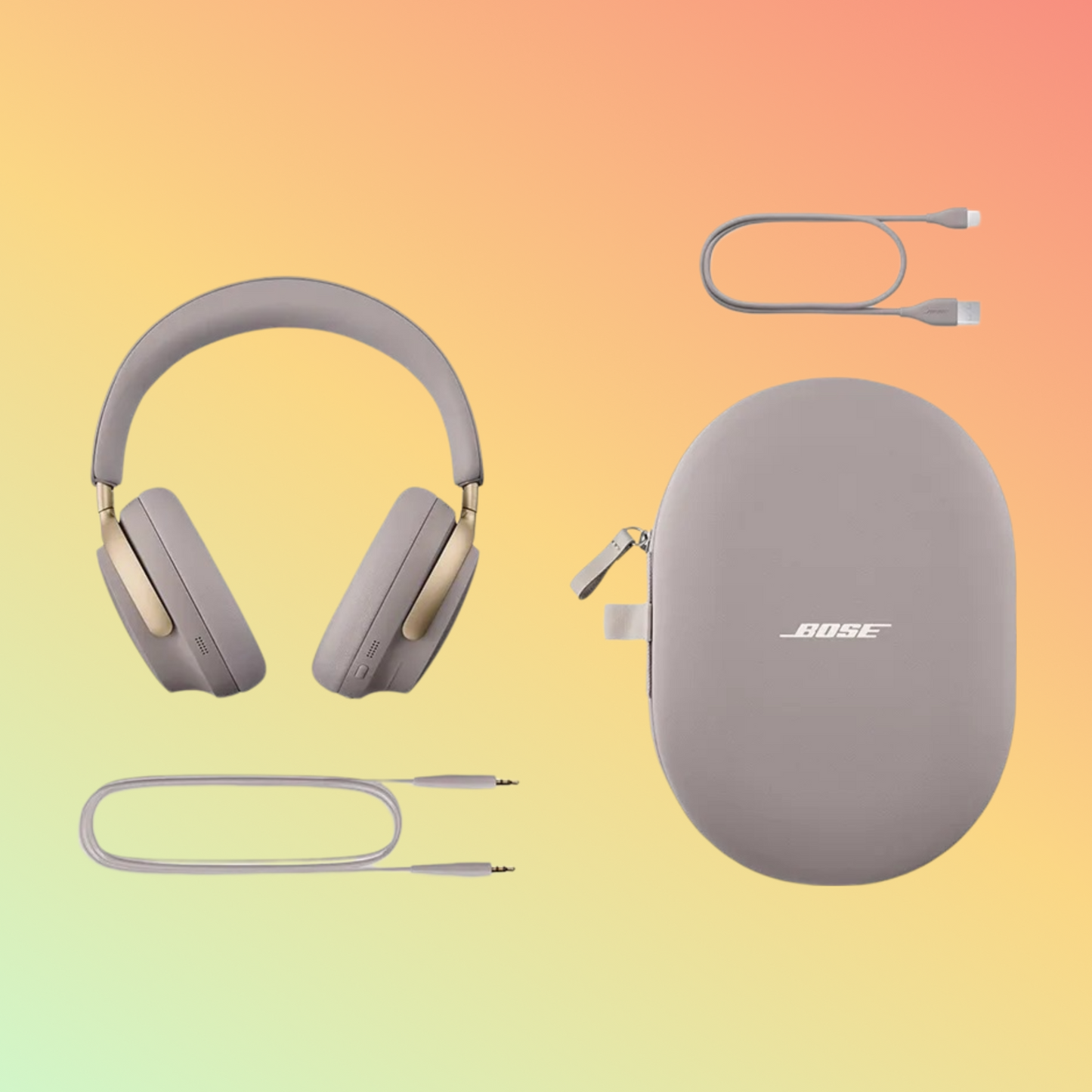 Bose QuietComfort Ultra Headphones-Sandstone