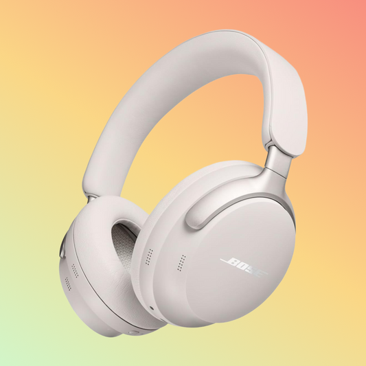 Bose QuietComfort Ultra Wireless Noise Cancelling Headphones, White Smoke