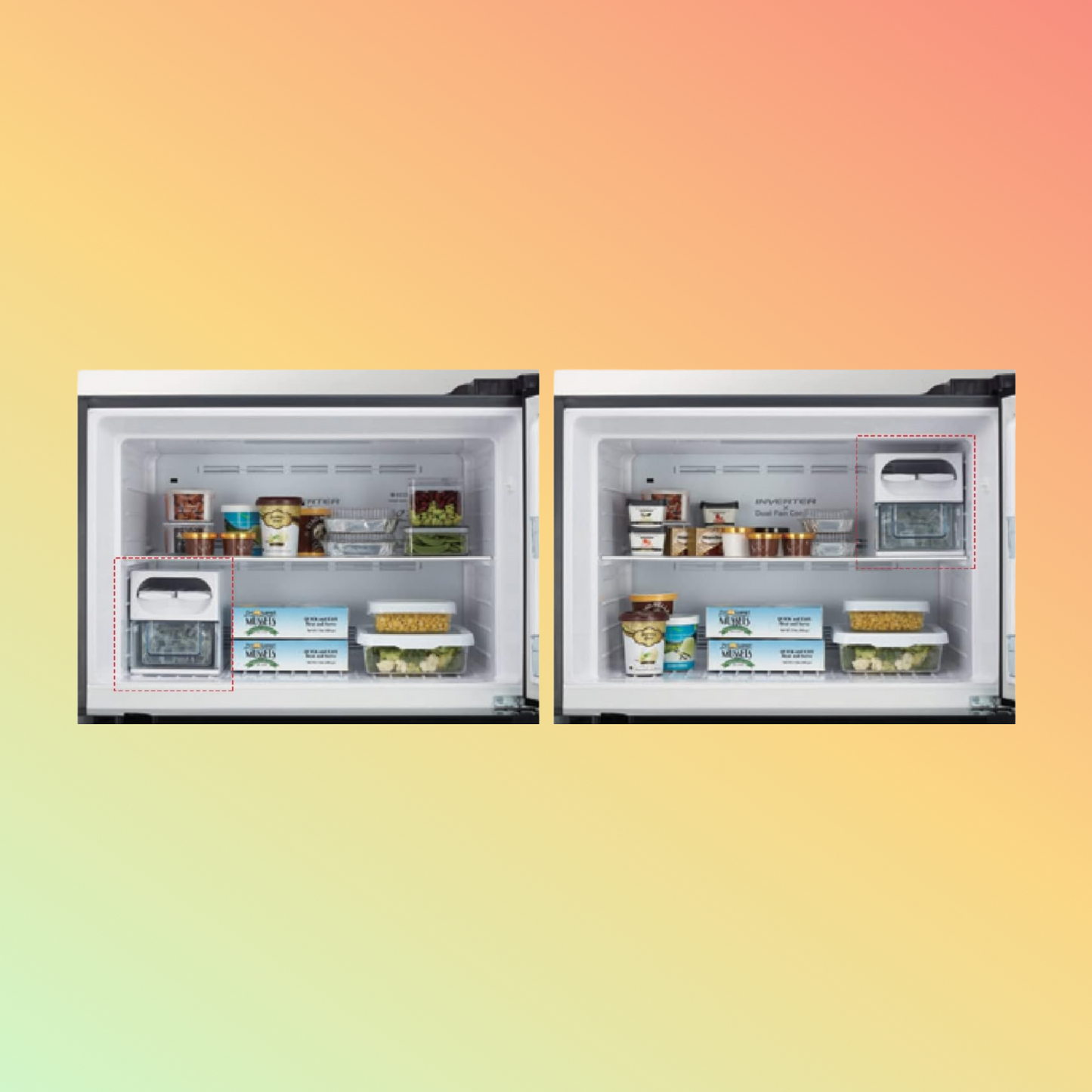 Hitachi RV820PUK1KBSL 820L Top Mount Refrigerator, Brilliant Silver