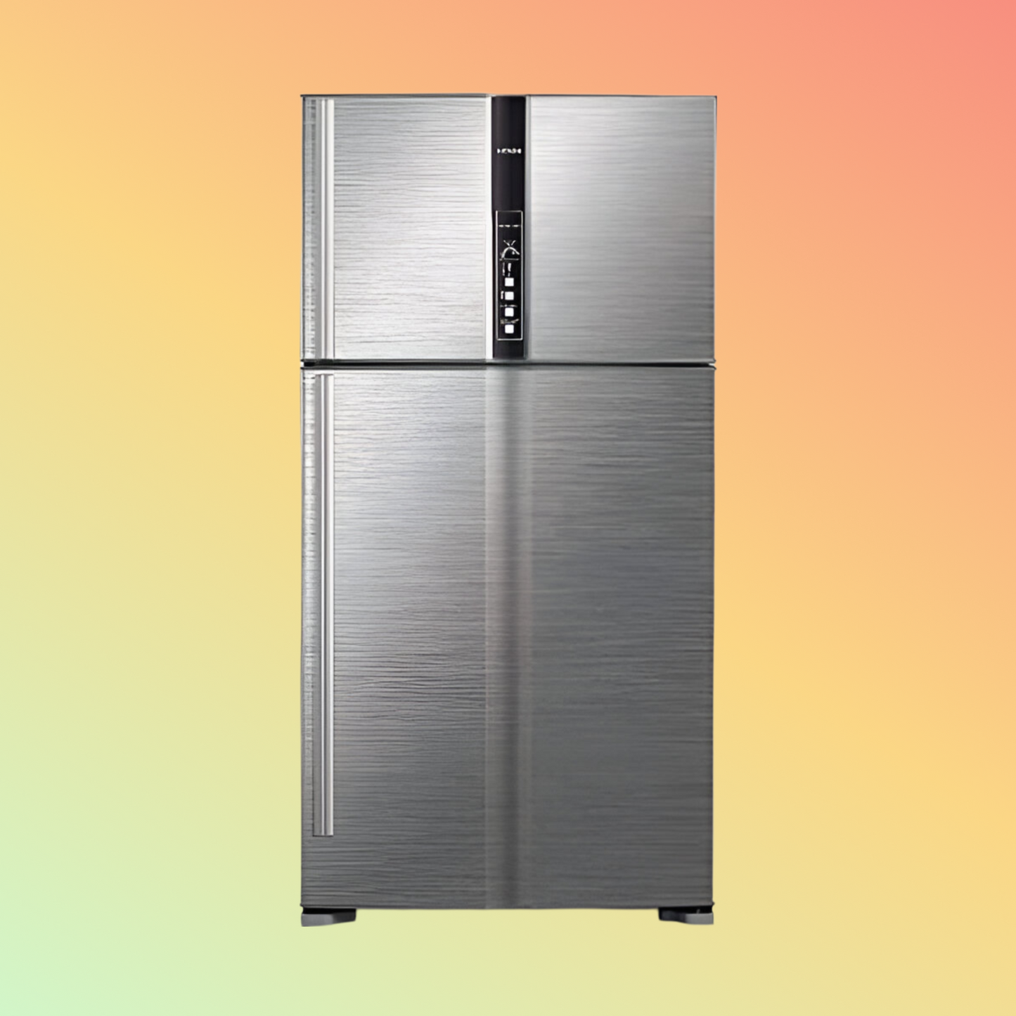 Hitachi RV820PUK1KBSL 820L Top Mount Refrigerator, Brilliant Silver