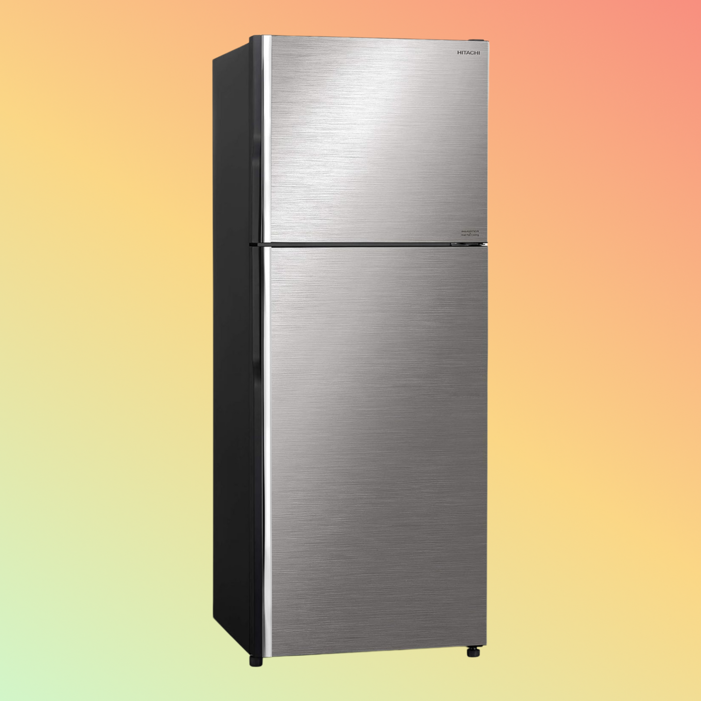 Hitachi RVX500PUK9KBSL 500 Ltr Top Mounted Double Door Refrigerator, Silver