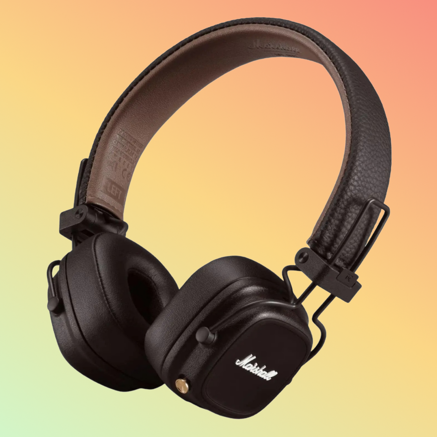 Marshall Major IV Wireless On-Ear Headphones, Brown