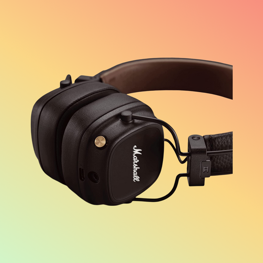 Marshall Major IV Wireless On-Ear Headphones, Brown