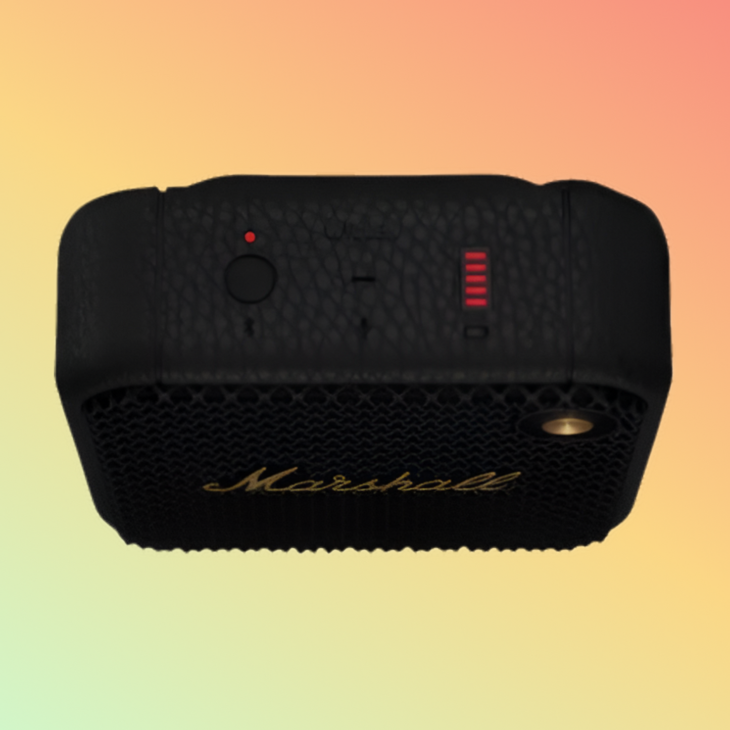 Marshall Willen Portable Bluetooth Speaker, Black & Brass
