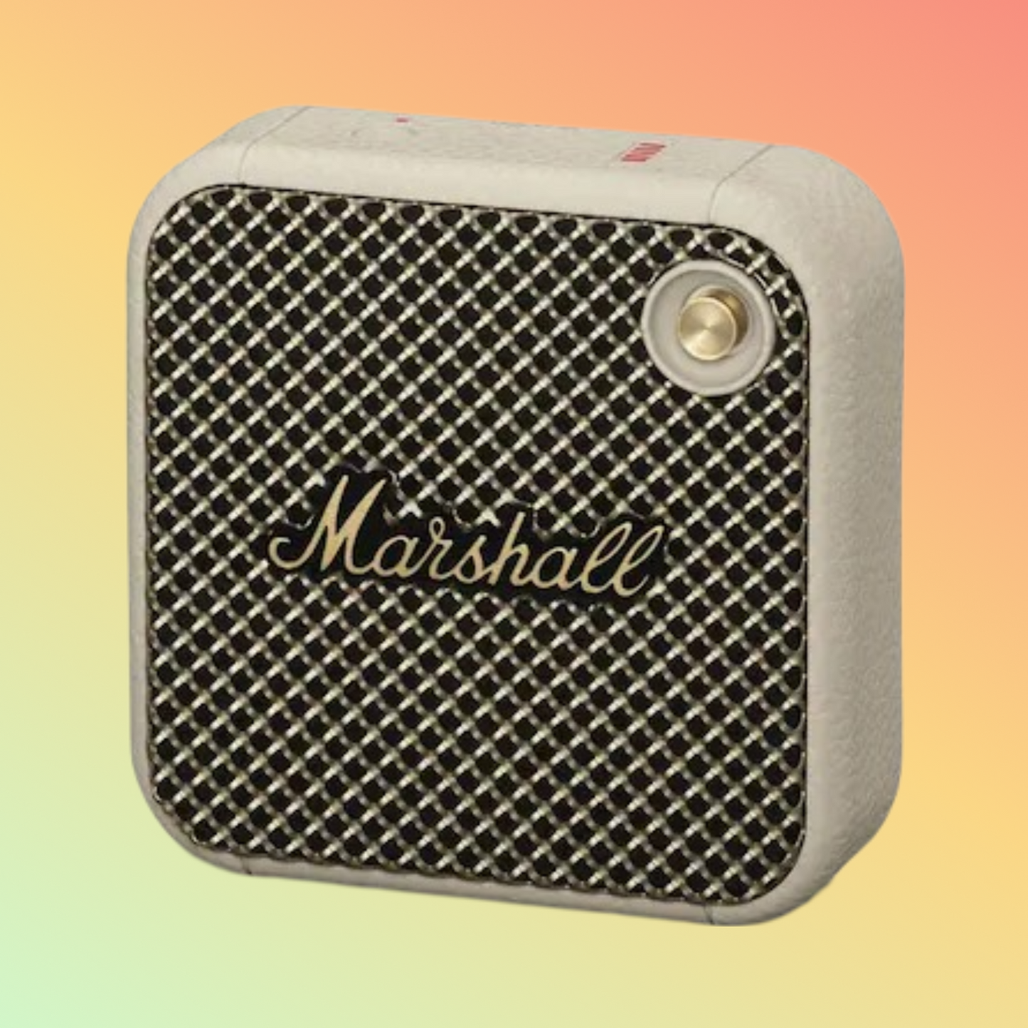 Marshall Willen Portable Bluetooth Speaker, Cream