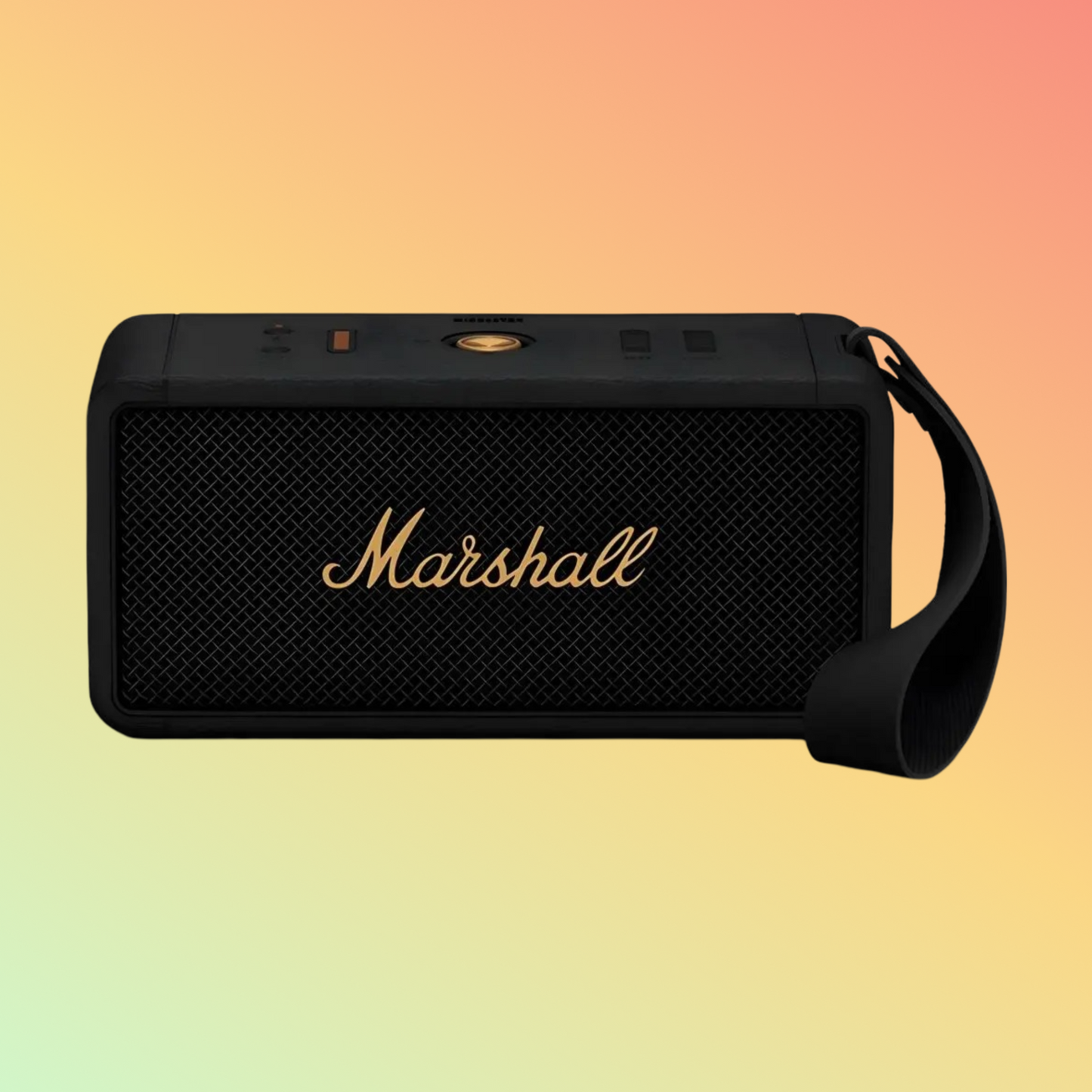 Marshall Middleton Bluetooth Speaker, Black/Brass