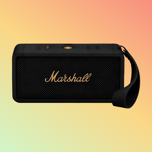 Marshall Middleton Bluetooth Speaker, Black/Brass