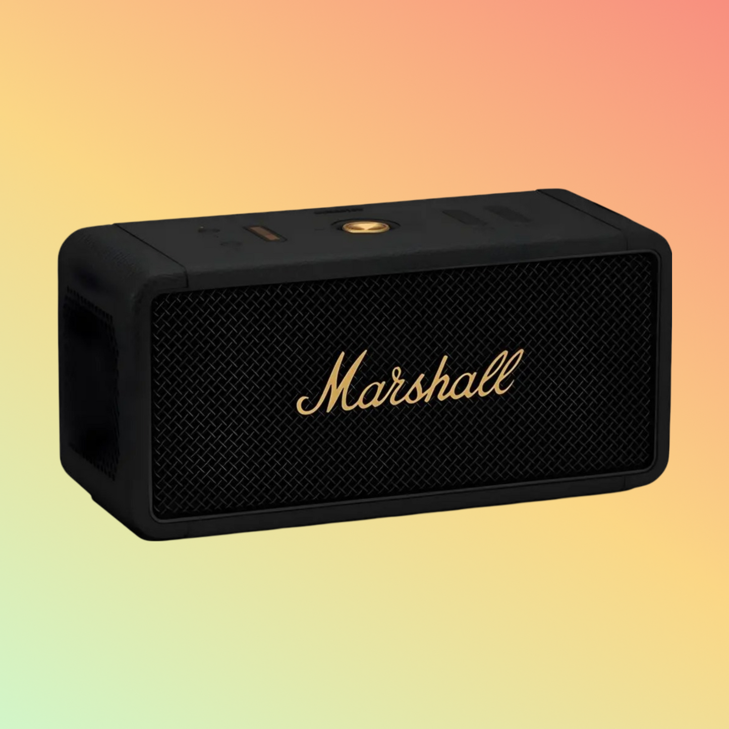 Marshall Middleton Bluetooth Speaker, Black/Brass