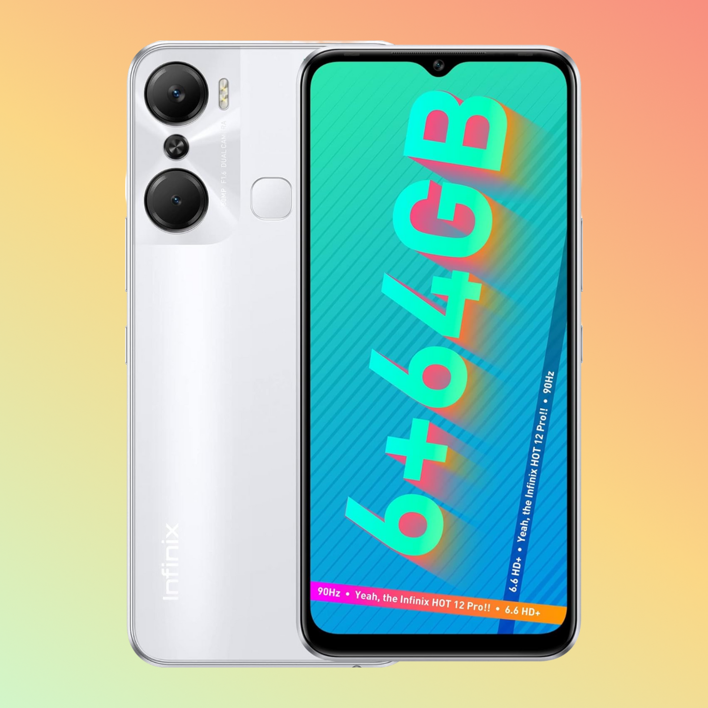 Infinix Hot 12 Pro (Racing Black, 6GB RAM 64GB Storage)