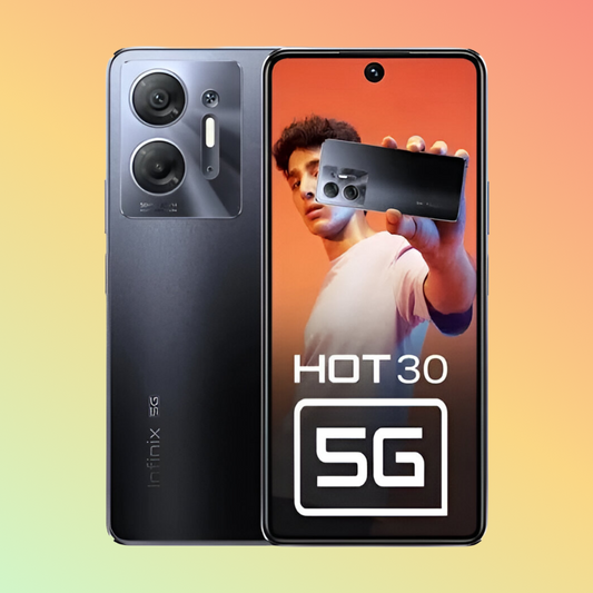Infinix HOT 30 5G (128GB+16GB) Incluing 8GB Extended RAM International version (Knight black)