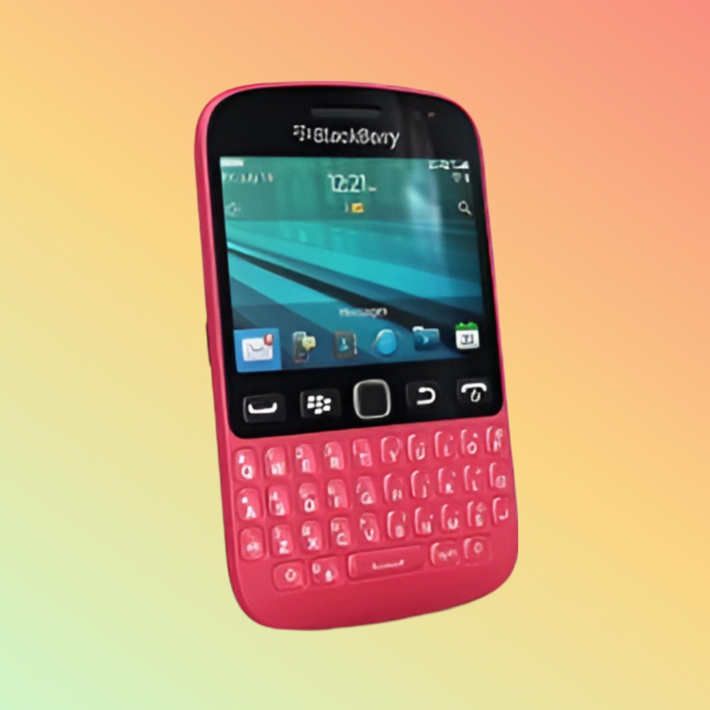  BlackBerry 9720 Samoa in Pink - Side View