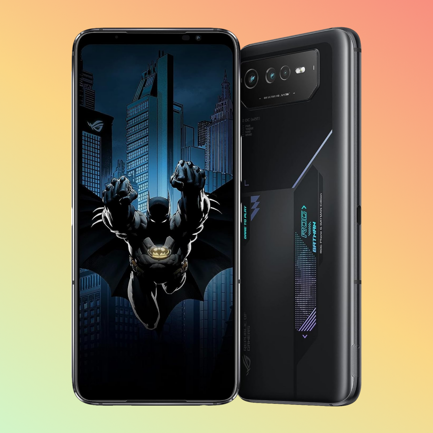 Asus ROG Phone 6 BATMAN EDITION - Front View