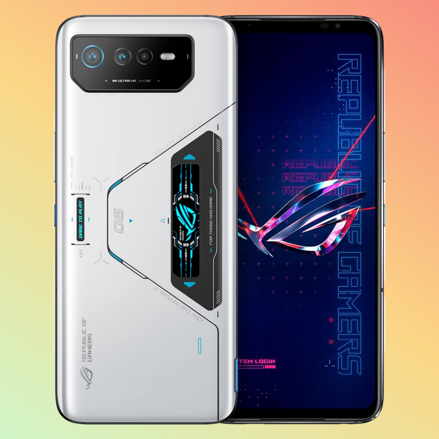 Asus Rog Phone 6 Pro Dual-SIM 512GB ROM + 18GB RAM Factory Unlocked (White)