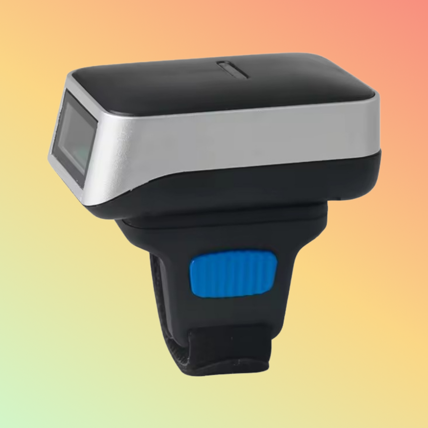 Hands Free Plug and Play Portable Wireless USB Interface Ring Type 1D 2D Barcode Scanner