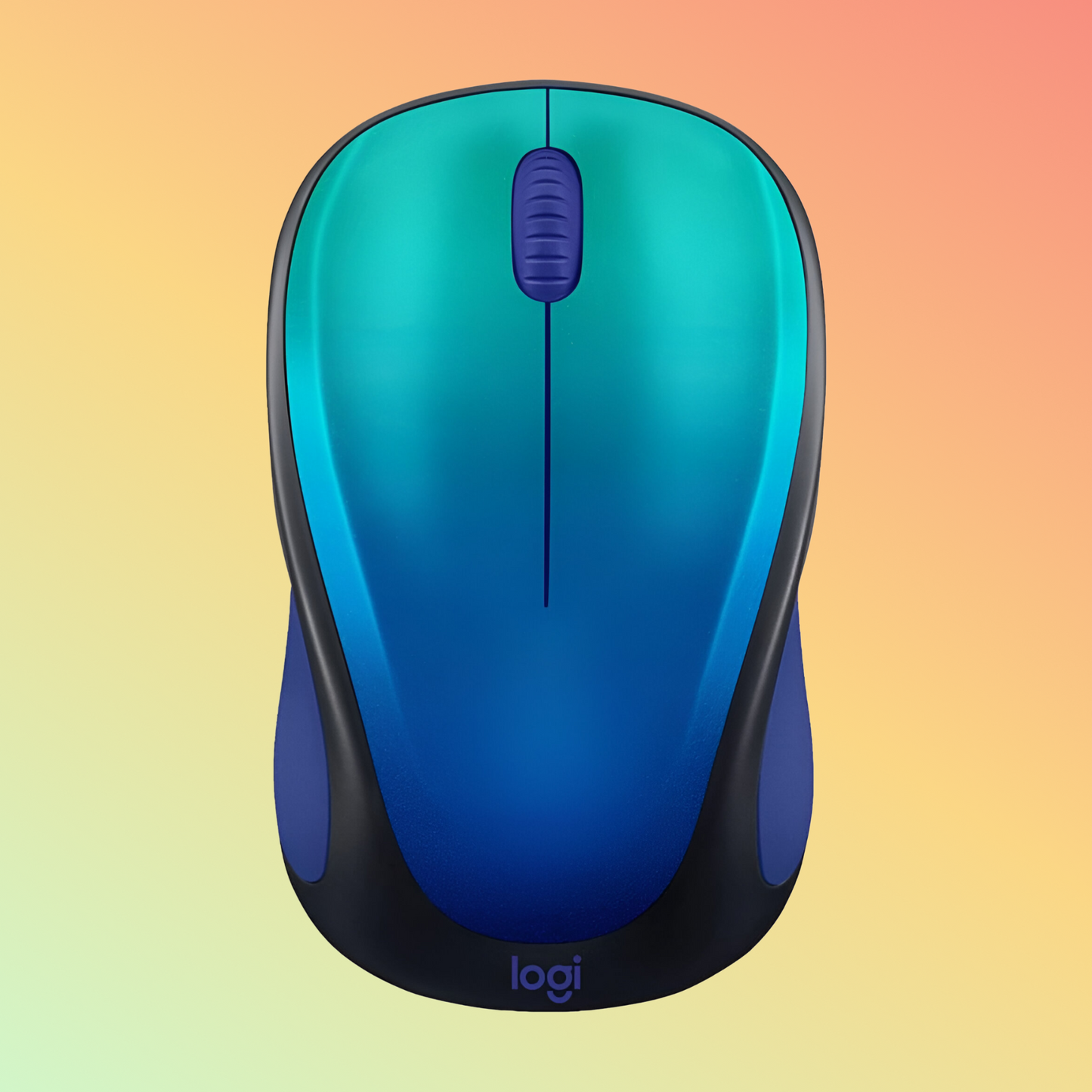 Logitech Design Collection Limited Edition Wireless Mouse BLUE AURORA