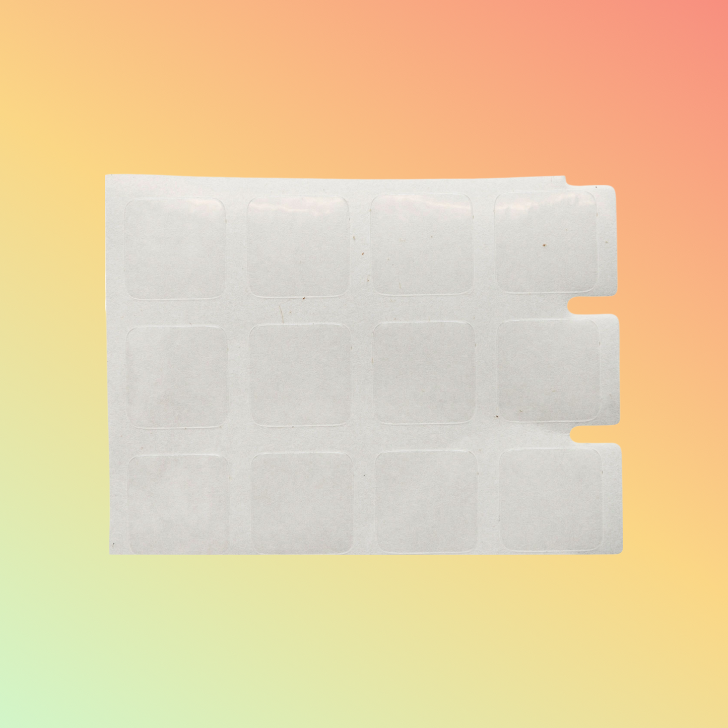 Harsh Enviro Clear Polyester Labels for 3" Core - 0.5"x1"