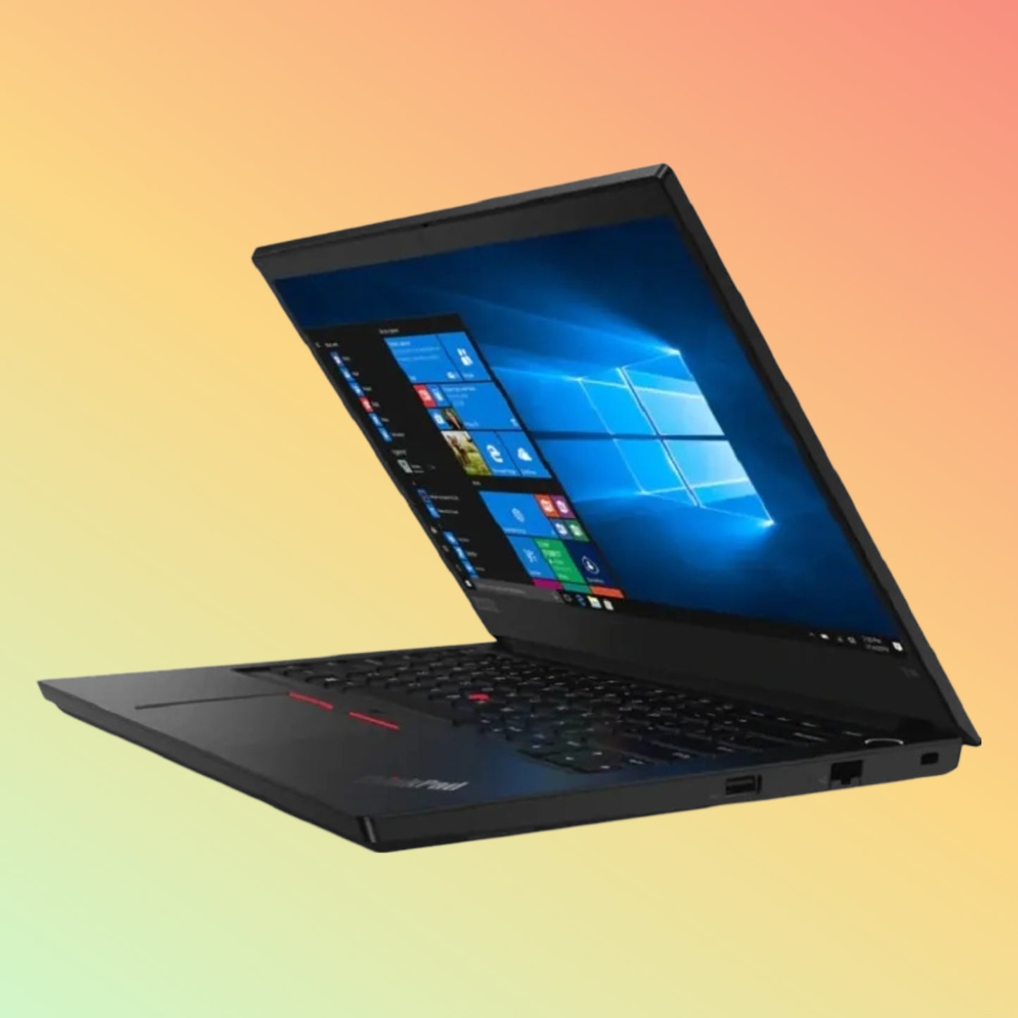 LENOVO THINKPAD E14 Laptop - 10th Gen i5-10210U, 8GB, 1TB HDD, AMD Radeon RX640 2GB, 14" FHD