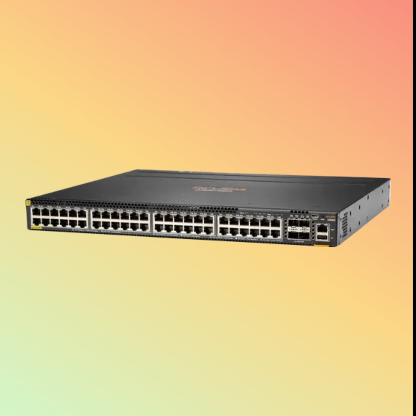 HPE Aruba CX 6300M (JL661A) Switch - 48 x Gigabit Ethernet PoE+ Ports RJ45, 4 x SFP 50 GbE WAN, 2 x USB, 1 x RJ45 LAN OOBM port