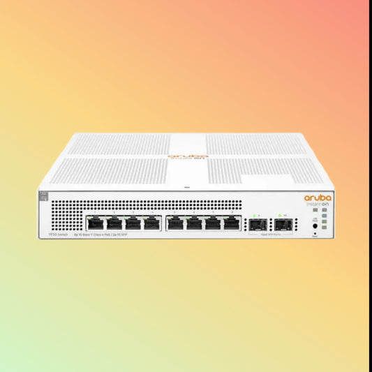 HPE Aruba Instant On 1930 (JL681A) Switch - 8 x Gigabit Ethernet PoE+ Ports RJ45 (30 W