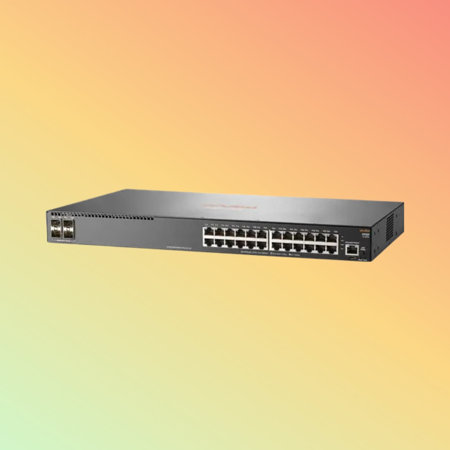 HPE Aruba 2930F (JL259A) Switch - 24 x Gigabit Ethernet Ports, 4 x SFP Gigabit Ethernet Ports