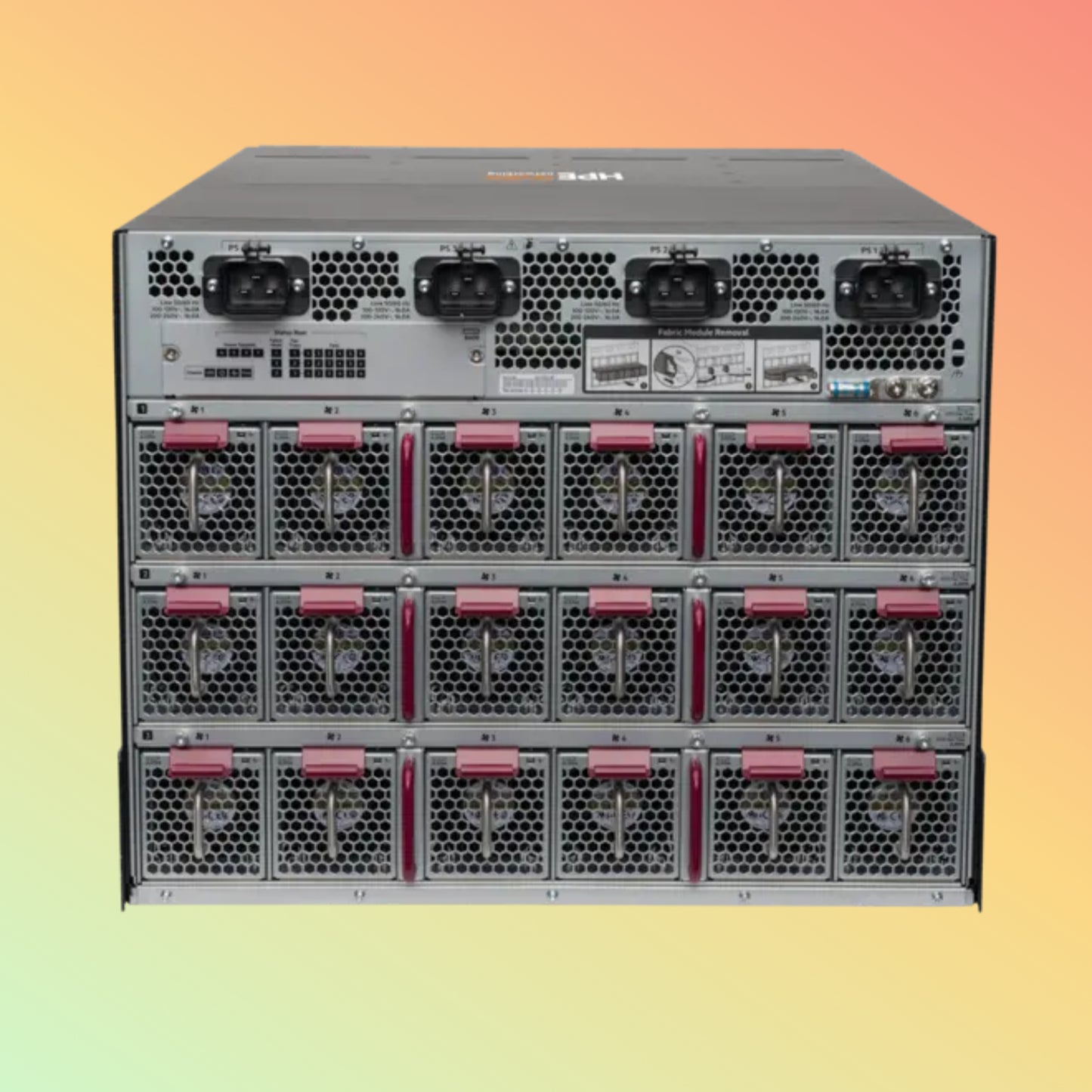 HPE Aruba 8400X (JL367A) Switch - 19.2 Tbps Switching Bandwidth, 8.6 Bpps Throughput