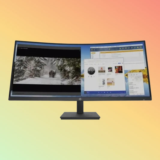 HP P34HC G4 Curved Monitor - 34" WQHD (3440 x 1440), VA, DP, HDMI, USB-C, 250 nits, 60 Hz