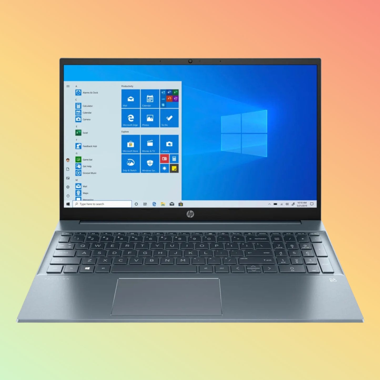HP PAVILION 15-EH1052WM Laptop - AMD Ryzen 5-5500U, 8GB, 512GB SSD, 15.6" FHD