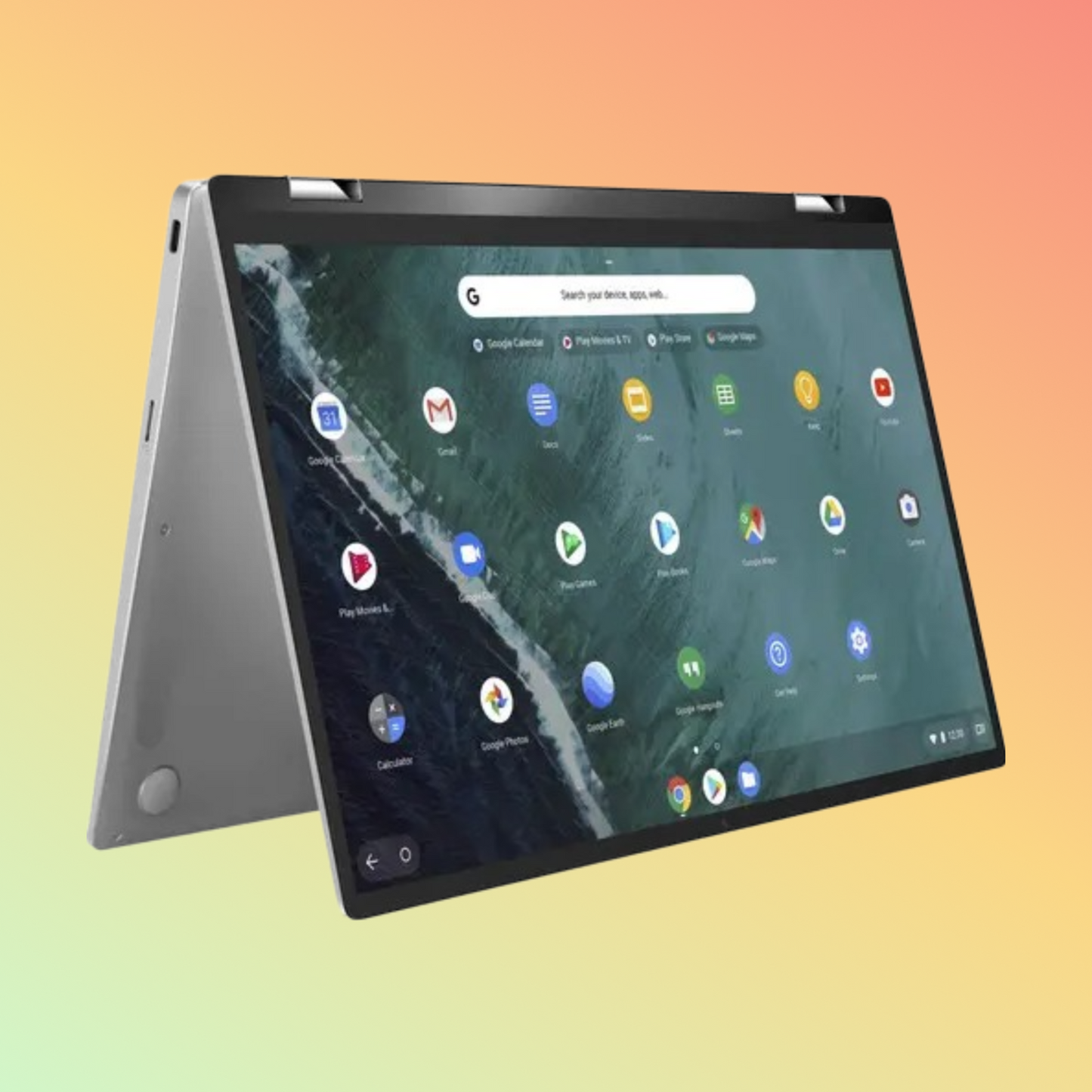 ASUS CHROMEBOOK C523 Laptop - Dual Core Celeron N3350, 4GB, 64GB eMMC, 15.6" FHD